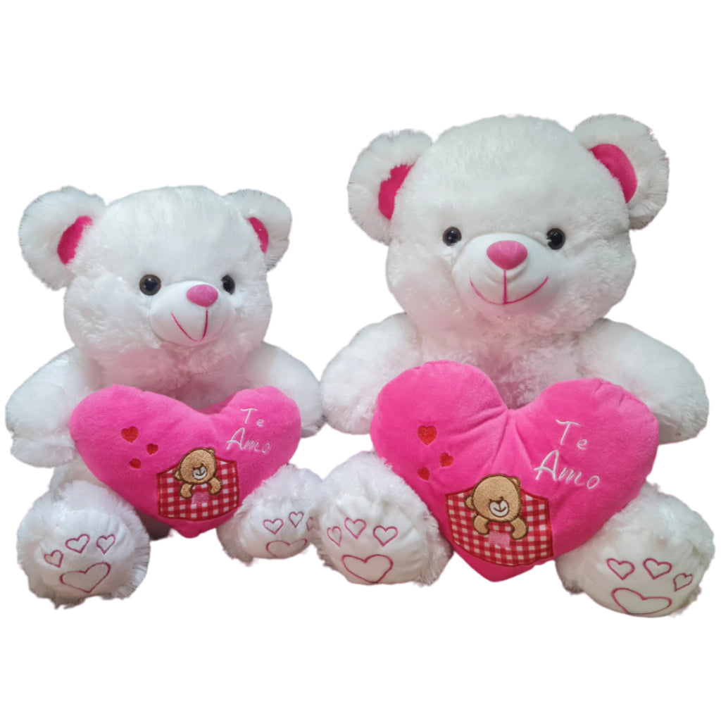 Oso 'Que Te Mejores' con Corazon 28cm