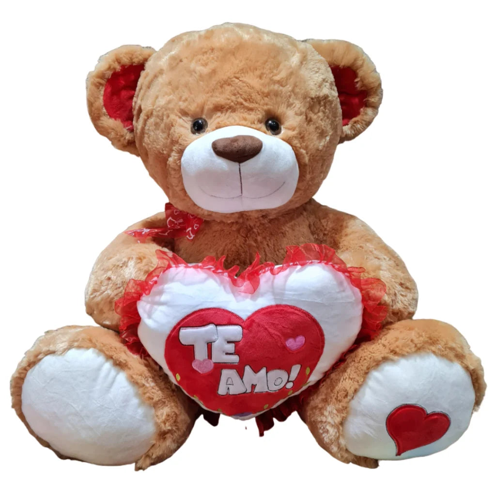 Oso Corazón 'Sos Mi Mundo' 40cm